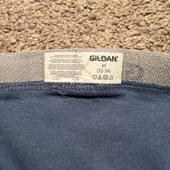 Gildan Men's Classic Blue Briefs set of 5 - Picture 4 of 4